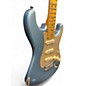 Used Fender Custom Shop LTD NAMM Fat Head Stratocaster Relic Faded Aged Lake Placid Blue Solid Body Electric Guitar