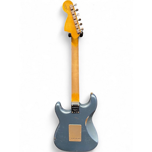 Used Fender Custom Shop LTD NAMM Fat Head Stratocaster Relic Faded Aged Lake Placid Blue Solid Body Electric Guitar