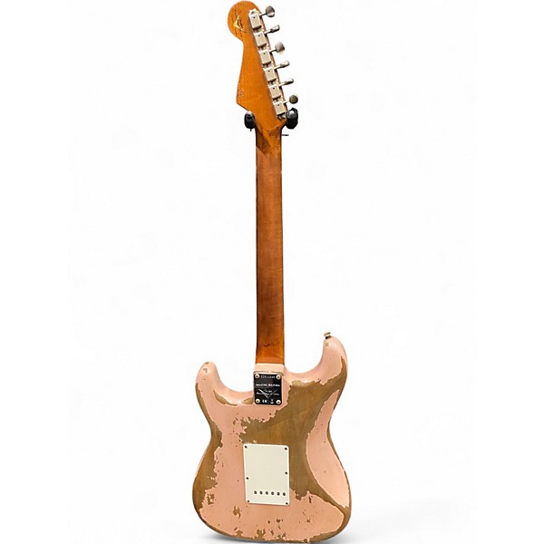 Used Fender Custom Shop LTD 60/63 Stratocaster Heavy Relic Dirty Shell Pink Heavy Relic Solid Body Electric Guitar