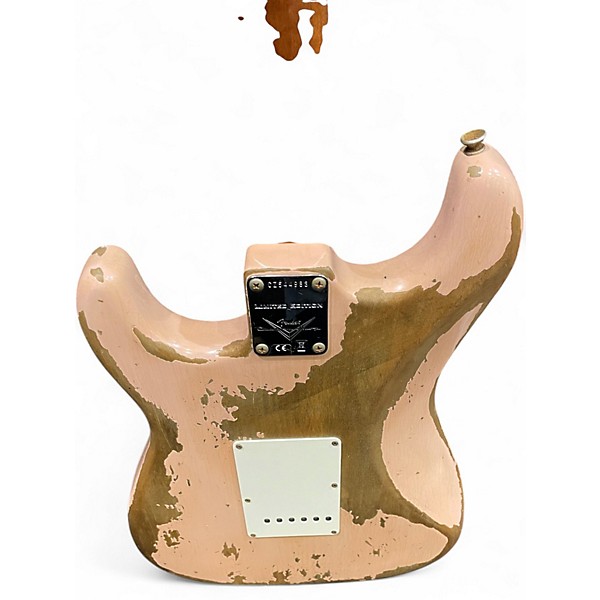 Used Fender Custom Shop LTD 60/63 Stratocaster Heavy Relic Dirty Shell Pink Heavy Relic Solid Body Electric Guitar