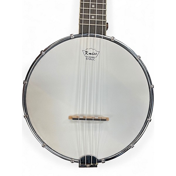 Used Kmise Banjo Natural Ukulele