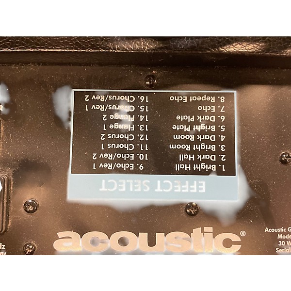 Used Acoustic AG30 30W 1X8 Acoustic Guitar Combo Amp