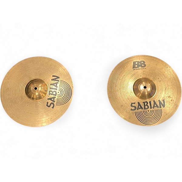 Used SABIAN 13in B8 Hi Hat Pair Cymbal