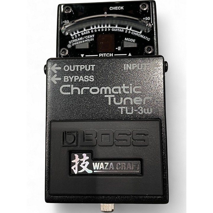 Used BOSS TU3W Waza Craft Chromatic Tuner Pedal | Guitar Center