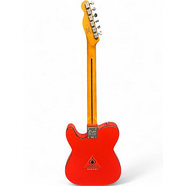 Used Squier 40TH ANNIVERSARY TELECASTER Red Solid Body Electric Guitar