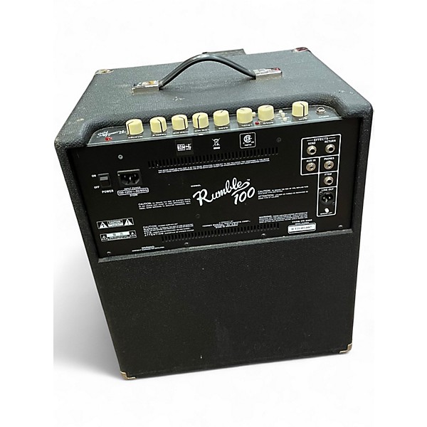 Used Fender Rumble 100 1x15 100W Bass Combo Amp