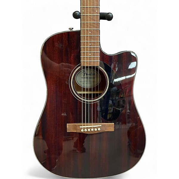 Used Fender CD60CE Mahogany Mahogany Acoustic Electric Guitar