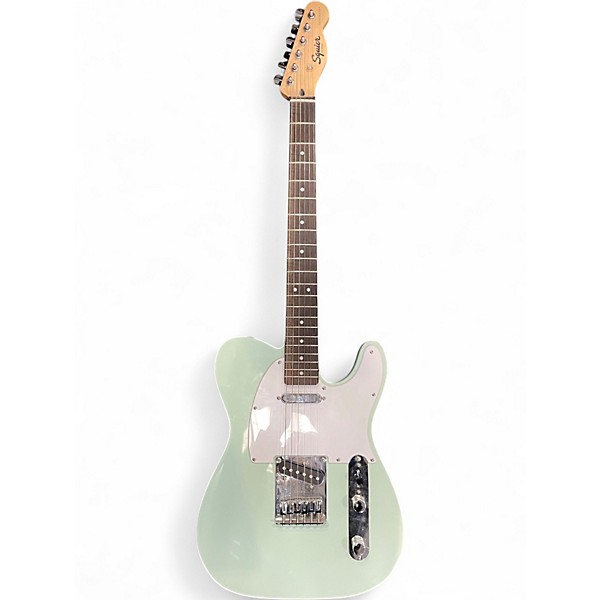 Used Squier Telecaster Surf Green Solid Body Electric Guitar