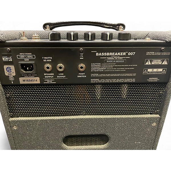 Used Fender Bassbreaker 007 7W Tube Guitar Amp Head