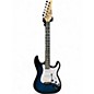 Used Lyx PRO Blue Burst Solid Body Electric Guitar thumbnail