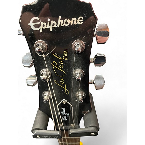 Used Epiphone Les Paul 100 Bolt On Cherry Sunburst Solid Body Electric Guitar