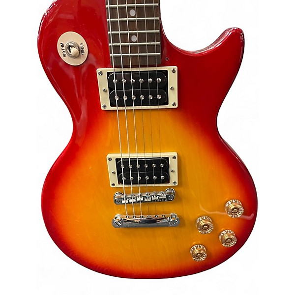 Used Epiphone Les Paul 100 Bolt On Cherry Sunburst Solid Body Electric Guitar
