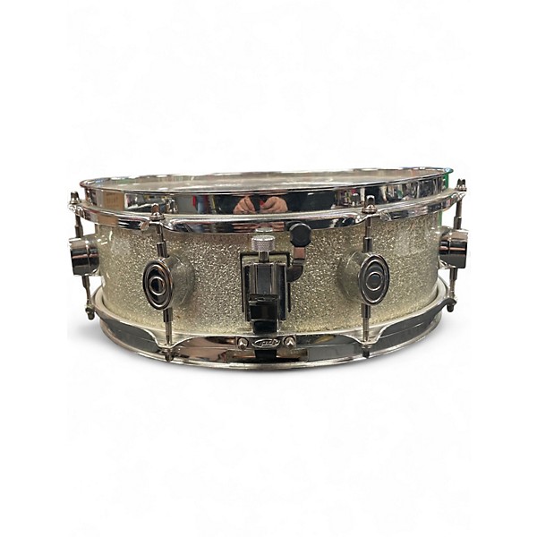 Used PDP by DW 14in CX SERIES SNARE Silver Sparkle Drum