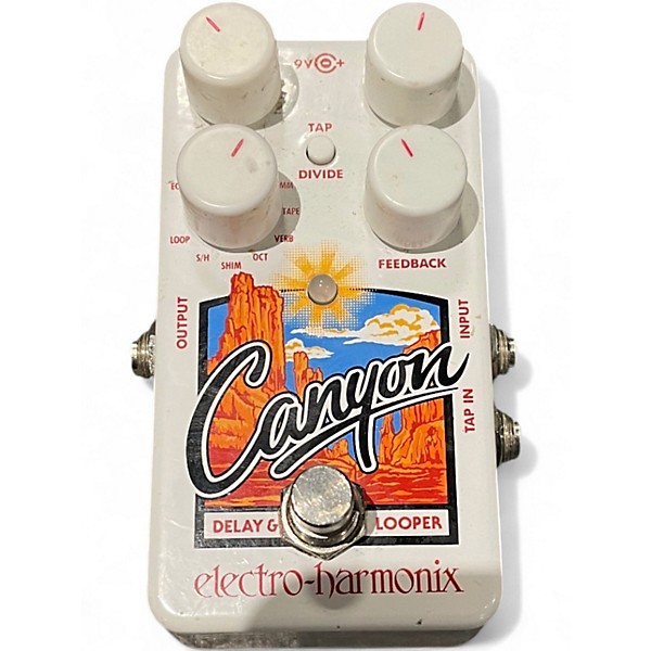 Used Electro-Harmonix Canyon Delay and Looper Effect Pedal