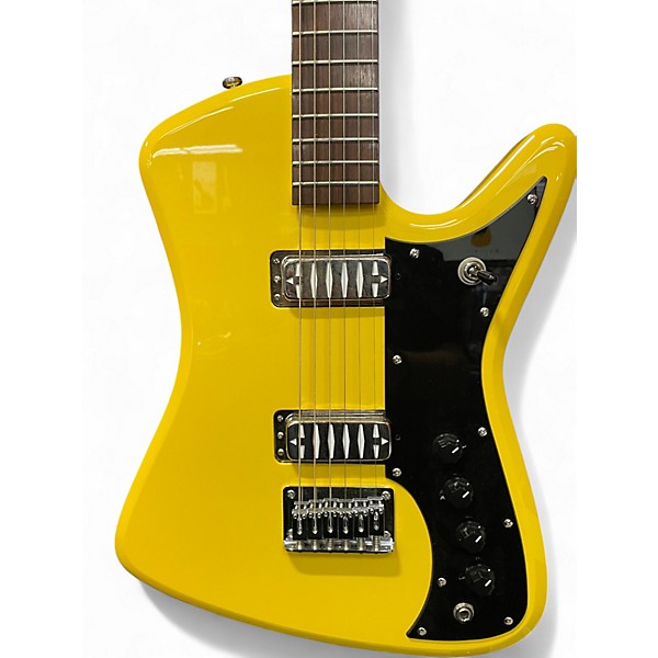 Used Airline bighorn Yellow Solid Body Electric Guitar