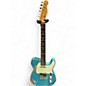 Used 2017 Fender 1963 Heavy Relic Telecaster Custom Shop Turquoise Solid Body Electric Guitar thumbnail