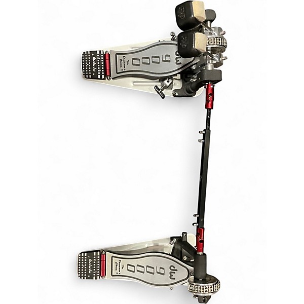 Used DW 9000 Series Double Double Bass Drum Pedal