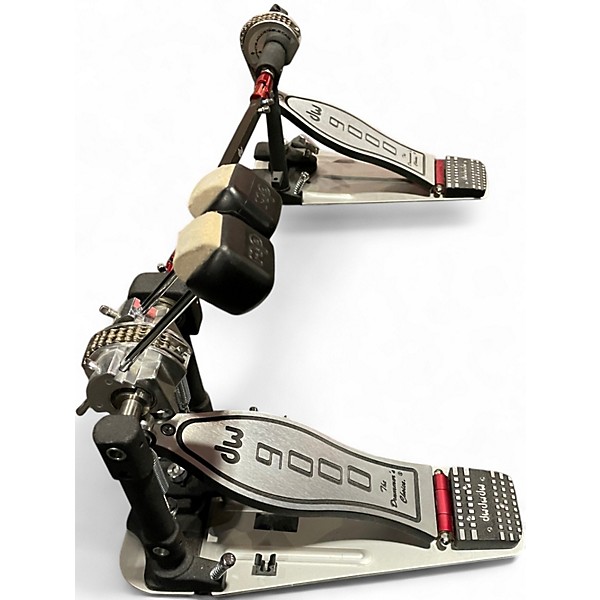 Used DW 9000 Series Double Double Bass Drum Pedal