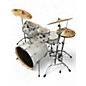 Used PDP by DW 5 Piece CX PACIFIC WITH CYMBALS AND HARDWARE WHITE Drum Kit