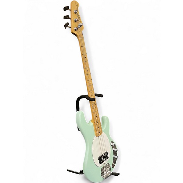 Used Sterling by Music Man STINGRAY Turquoise Electric Bass Guitar