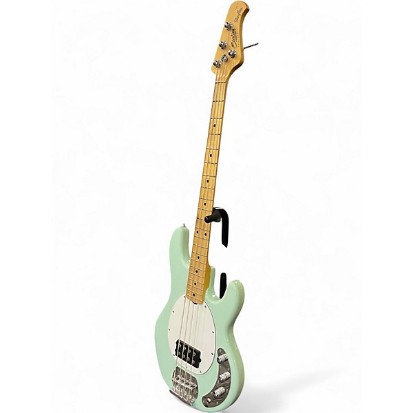 Used Sterling by Music Man STINGRAY Turquoise Electric Bass Guitar