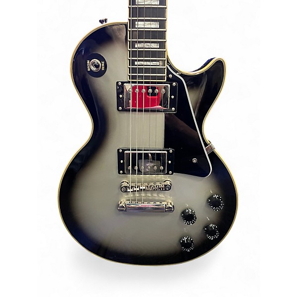 Used Epiphone Les Paul Custom Pro Silver Burst Solid Body Electric Guitar
