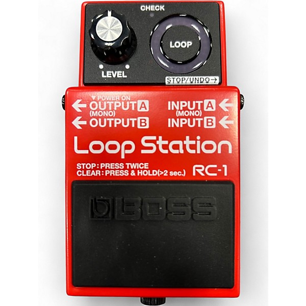 Used BOSS RC1 Loop Station Pedal