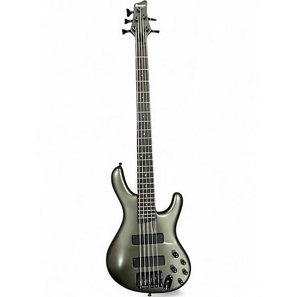Used Ibanez EDB605 Gray Electric Bass Guitar