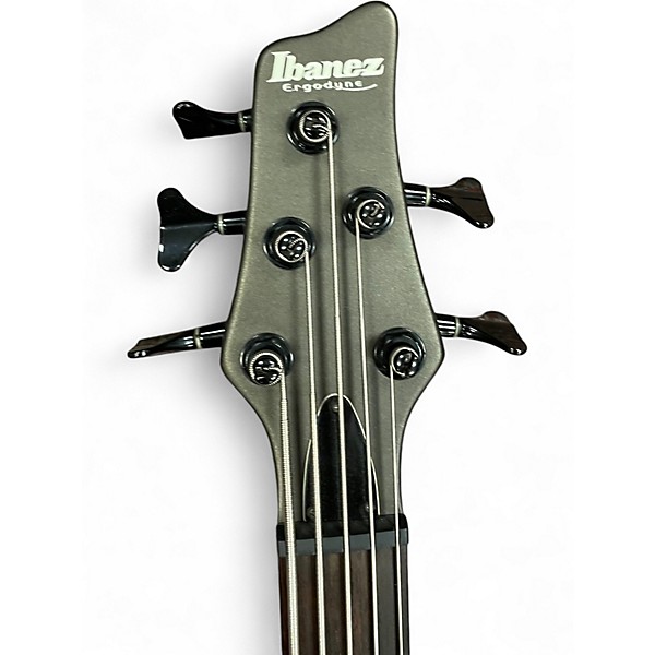 Used Ibanez EDB605 Gray Electric Bass Guitar