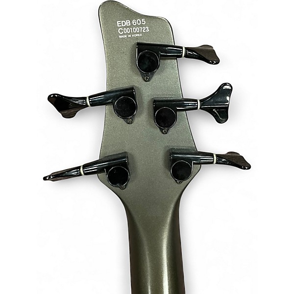 Used Ibanez EDB605 Gray Electric Bass Guitar
