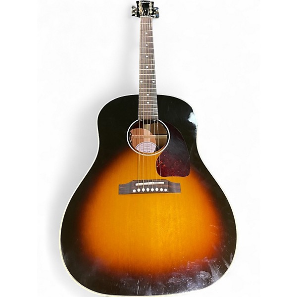 Used Gibson J45 Standard 2 Color Sunburst Acoustic Electric Guitar