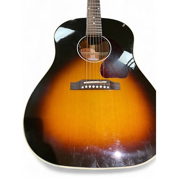 Used Gibson J45 Standard 2 Color Sunburst Acoustic Electric Guitar