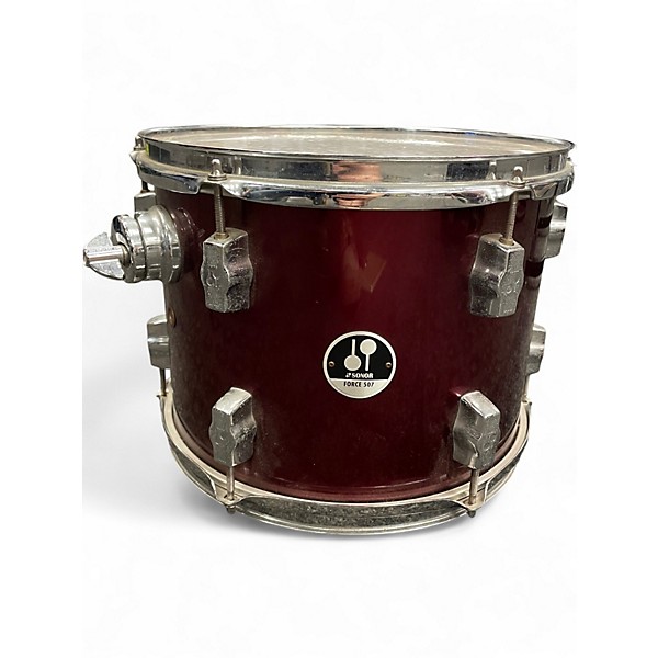 Used SONOR 4 Piece FORCE 507 RED Drum Kit