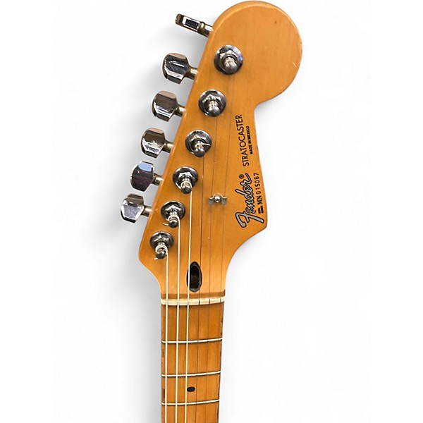 Used Fender Standard Stratocaster Olympic White Solid Body Electric Guitar