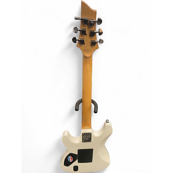 Used Schecter Guitar Research C1 Custom FR Arctic White Solid Body Electric Guitar
