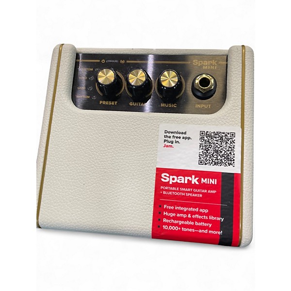 Used Positive Grid Spark Mini White Battery Powered Amp