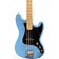 Used Squier Bronco Blue Electric Bass Guitar