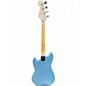 Used Squier Bronco Blue Electric Bass Guitar
