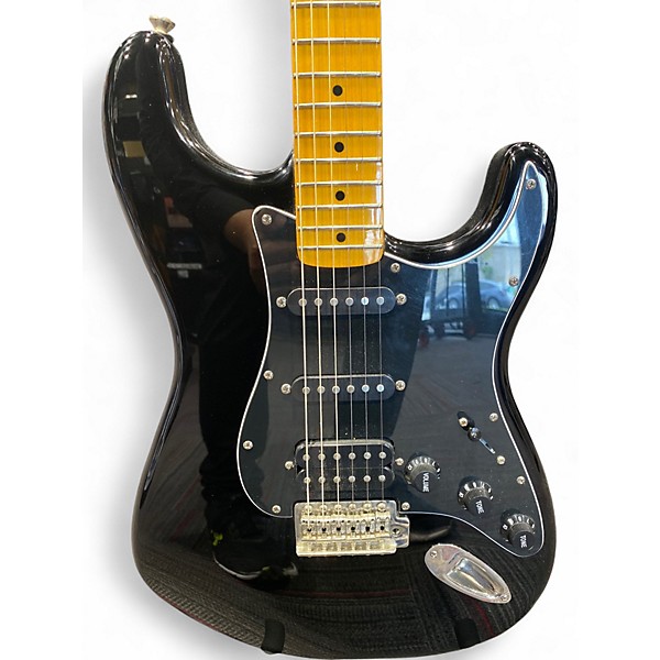 Used Squier Classic Vibe 70s Stratocaster Black Solid Body Electric Guitar