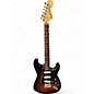 Used Squier Deluxe Stratocaster 3 Color Sunburst Solid Body Electric Guitar thumbnail