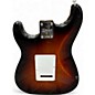 Used Squier Deluxe Stratocaster 3 Color Sunburst Solid Body Electric Guitar