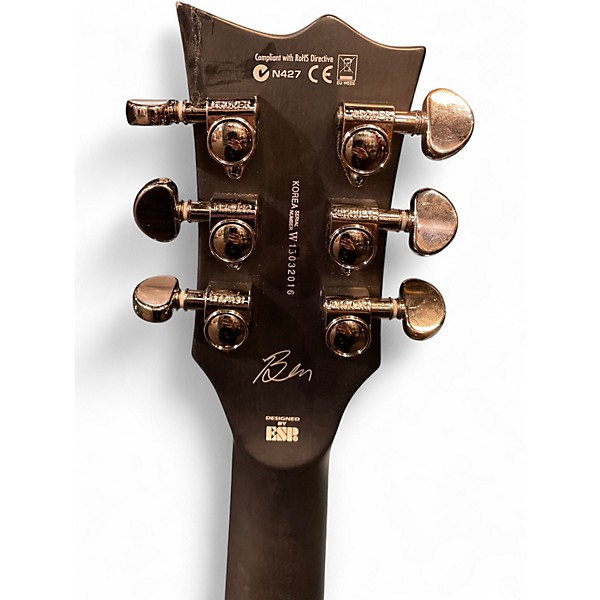 Used ESP LTD BB-600B BLACK BURST Baritone Guitars