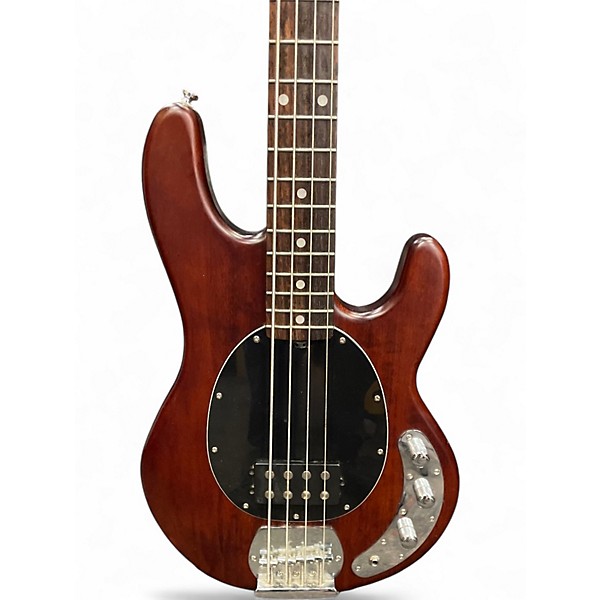 Used Sterling by Music Man Sub 4 Walnut Electric Bass Guitar