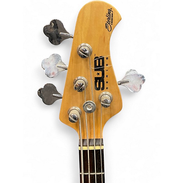Used Sterling by Music Man Sub 4 Walnut Electric Bass Guitar