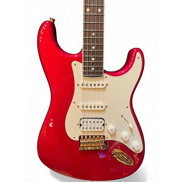 Used 2026 Fender American Custom Stratocaster HSS NOS Magenta Pearl Solid Body Electric Guitar