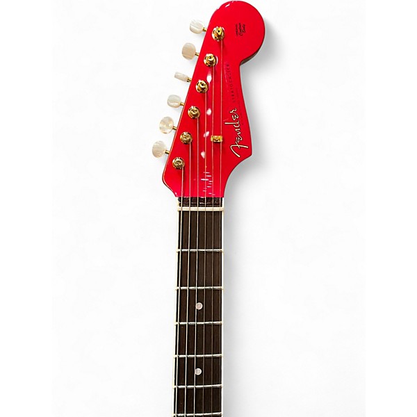 Used 2026 Fender American Custom Stratocaster HSS NOS Magenta Pearl Solid Body Electric Guitar