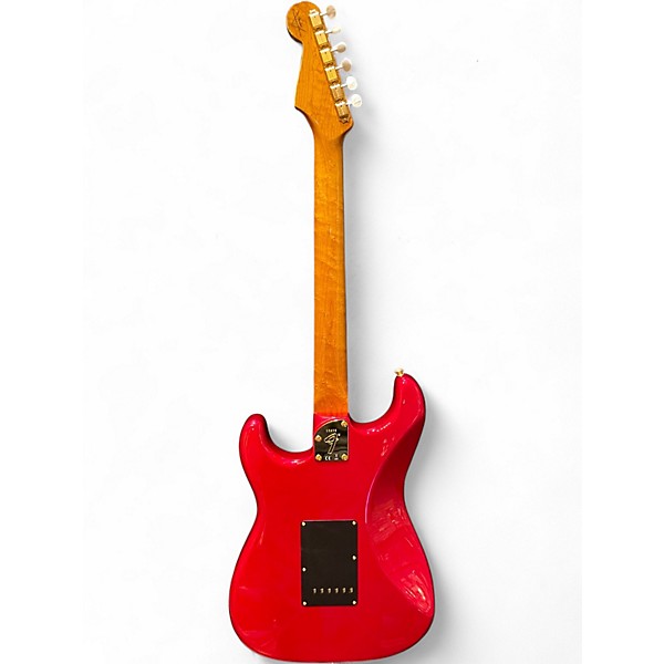 Used 2026 Fender American Custom Stratocaster HSS NOS Magenta Pearl Solid Body Electric Guitar