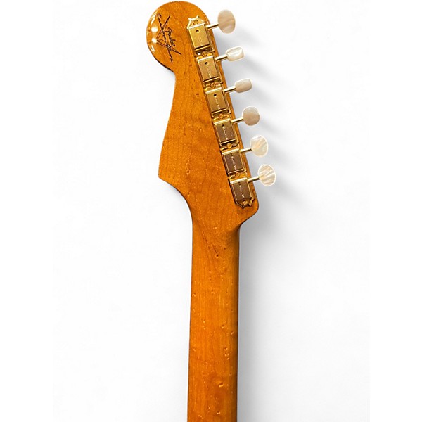 Used 2026 Fender American Custom Stratocaster HSS NOS Magenta Pearl Solid Body Electric Guitar