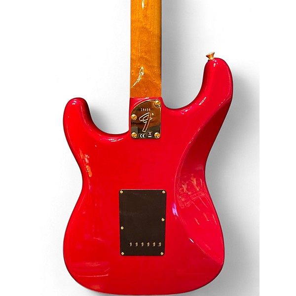 Used 2026 Fender American Custom Stratocaster HSS NOS Magenta Pearl Solid Body Electric Guitar
