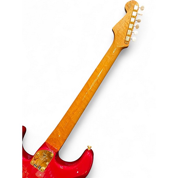 Used 2026 Fender American Custom Stratocaster HSS NOS Magenta Pearl Solid Body Electric Guitar